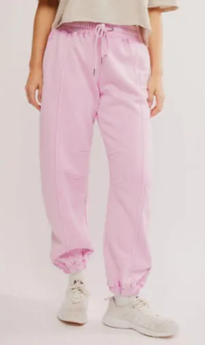 Free People Movement Light Pink Sprint To The‎ Finish Sweatpants thumbnail 1