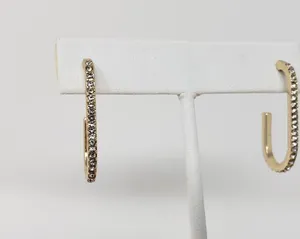 NWT Sugarfix by Baublebar Gold-Tone 3 Pack Oblong Hoop Post Earring Set Women's thumbnail 5