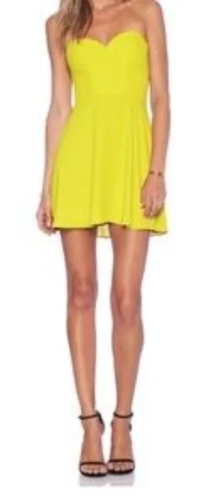 NBD Naven Twins Disclosure Strapless Mini Dress Size Small thumbnail 1