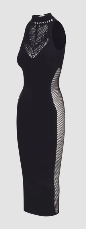 Savage X Fenty Black Viva La Diva Seamless Maxi Dress – NWT Size fits XS-XL thumbnail 1