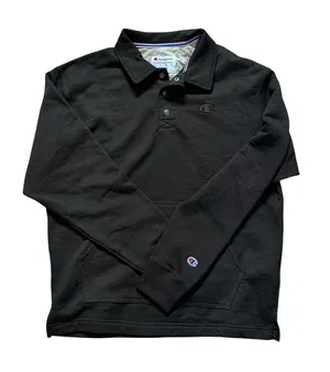 Men’s Champion Long Sleeve collar polo shirt thumbnail 1