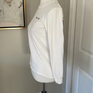 White Long Sleeve Fitted Kappa Delta T Shirt thumbnail 4