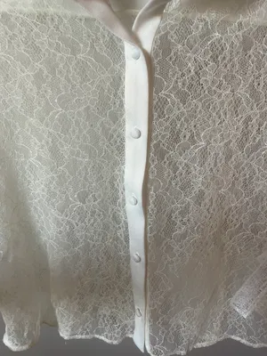 Zara Lace Button up Top NWOT thumbnail 5