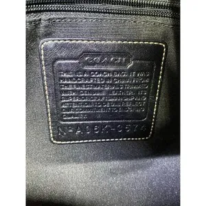 Coach Black Jacquard Fabric Signature Crossbody thumbnail 16