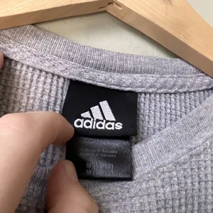 Adidas Gray Auburn Tigers‎ Long Sleeve Waffle Knit Shirt M thumbnail 2