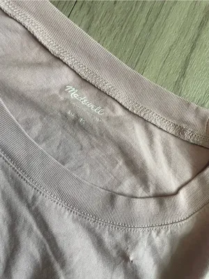 Madewell Pale Pink Short-Sleeve Crewneck Tee thumbnail 2