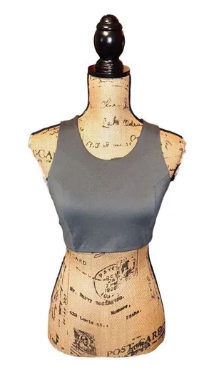 Women’s The North Face Hiking Lined Crop Tank Gray Size Medium thumbnail 1