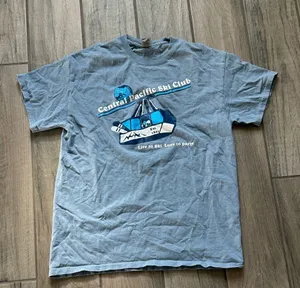 Gildan Blue Central Pacific Ski Club Tee thumbnail 1