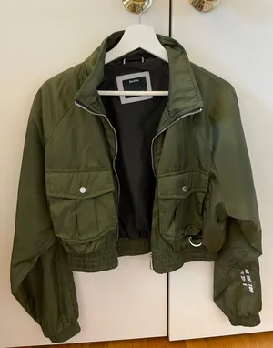 Cropped Bomber Jacket thumbnail 1