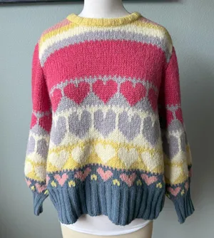 LoveShackFancy Shirelle Wool Sweater Size Medium thumbnail 2