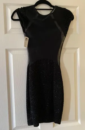 Windsor Black Sparkly Dress thumbnail 4