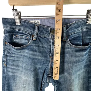 Gap 1969‎ Sexy Boot Jeans Medium Wash Blue Denim Stretch Low Rise 25/0r 0 R Y2K thumbnail 7