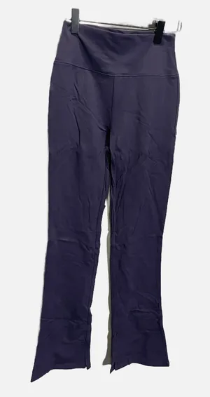 Wild Fable Flare Leggings Women XS Navy Blue High Waisted Split Hem‎ Yoga Pants thumbnail 1
