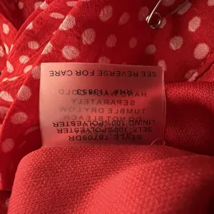 Sugar+Lips Top Womens Small Red Polka Dot Ruffle Crop Zip Up Tie Waist Blouse thumbnail 8