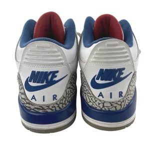 Nike Air Jordan 3 Retro Men's White Blue Athletic Basketball Sneakers Shoes 12 thumbnail 3