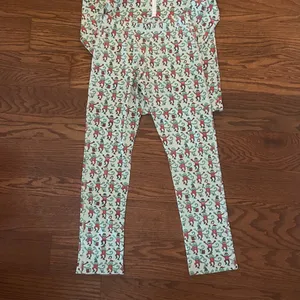 ROLLER RABBIT Women's Monkey Mas Pajamas Christmas Pajamas Size XS Matching Set thumbnail 8