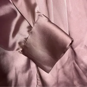 Zara Purple Satin Low Cut Dress Size Medium thumbnail 3