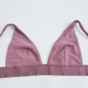 Skims Rose Mauve Clay Plunge Unlined Bralette thumbnail 8