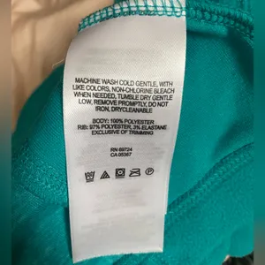 Columbia Teal Quarter-Zip Fleece Athletic Trail-Ready Comfort Gorpcore L thumbnail 6