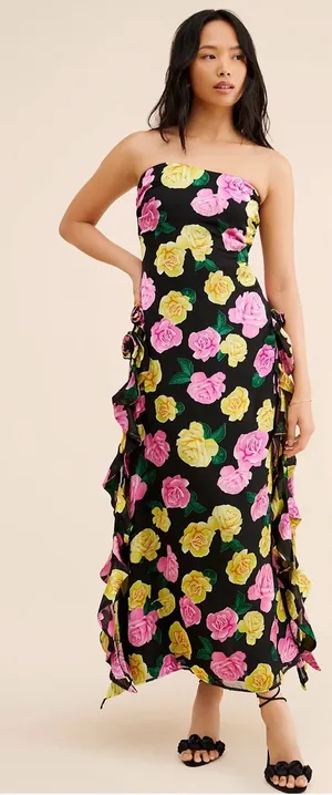 For Love & Lemons Madison Strapless Maxi Dress thumbnail 1