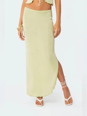 Edikted Milan Slitted Maxi Skirt NWT Medium thumbnail 2