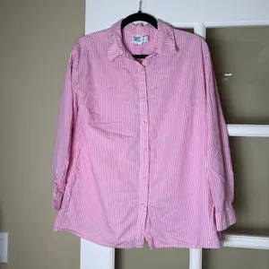 PRINCESS POLLY Pink Striped 2 Piece Set Boxer Shorts & Button Up Size 2 Small thumbnail 6