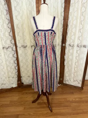 Super Cute Vintage Bombay Paisley Sundress thumbnail 6