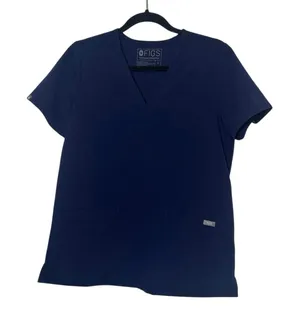 Figs Technical Collection Scrubs Set Women's Blue Small Top Pants Petite Small thumbnail 1