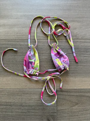 Tiger Mist ST GERMAIN BIKINI TOP Pink — XXS thumbnail 3