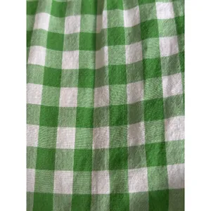 Draper James RSVP Green Gingham Plaid Cotton Midi Dress Ruffle Sleeves Medium‎ thumbnail 11