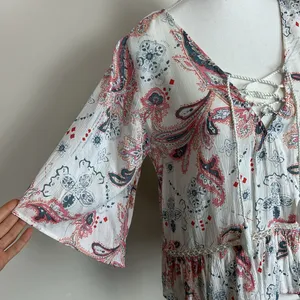 Abercrombie & Fitch Paisley Print Boho Blouse Size‎ Small thumbnail 2