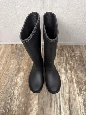 Kamik Black Tall Waterproof Rain Boot with Side Buckle Size 7 thumbnail 16