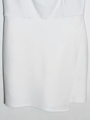 Lulus White Sleeveless Romper with Skort Styling Size Large Bridal Romper thumbnail 2
