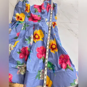 NWT Anthropologie Maeve Scoop Neck Floral Print Dress size Medium thumbnail 10