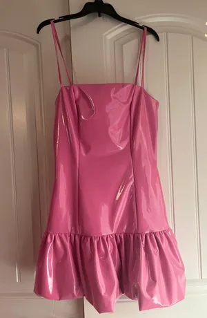 Katie Bop Pink Ruffle Dress thumbnail 1