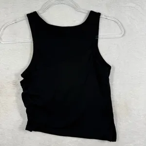 Open‎ Edit Womens Black Ruched Asymmetrical Tank Top Size M ED480195MI thumbnail 7