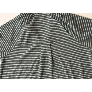 Roxy Women’s Gray & White Stripe Hoodie Pullover Medium V-Neck Kangaroo Pocket thumbnail 9