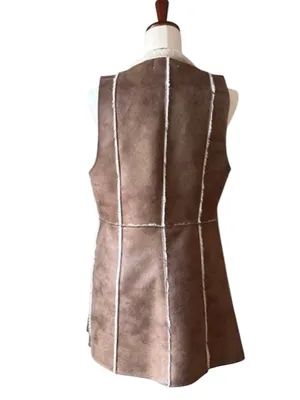 Knox Rose Y2K inspired Faux Fur Vest thumbnail 3