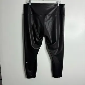 Lululemon Wunder Train High-Rise Tight 25" Foil Radiate Foil Print Black Size 16 thumbnail 3