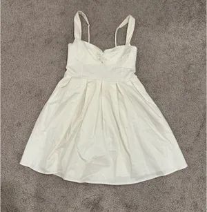 Altar'd State white cotton mini dress thumbnail 1