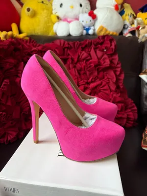 DREAM PAIRS Women's Party Sexy Super Platform Nightclub Shoes size 7 in pink thumbnail 5