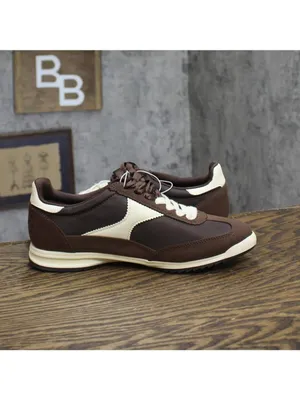 Universal Thread Skyler Jogger Sneakers Low Top Double Lace Chocolate Brown 7M thumbnail 6
