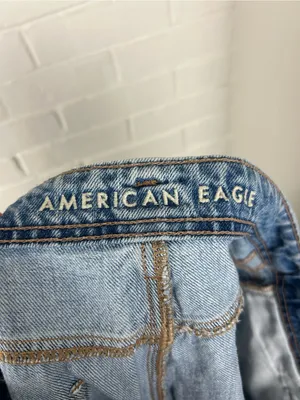 American Eagle Cotton Denim Mom Shorts Plus Size 16 thumbnail 2