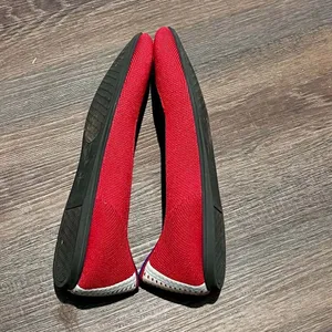 Rothy's Women's The Flat in Cardinal Red Round Toe Knit Ballet Flats Size 7 thumbnail 5