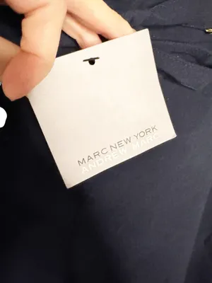 Marc New York Blue Wide Leg Crop Pants Size M thumbnail 5