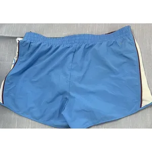 Nike Dri Fit Athletic Shorts Womens Size XL Blue Maroon White Gym Running thumbnail 5