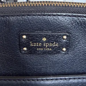 Kate Spade Crossbody Bag Womens Small Black Leather Zip Top Adjustable Strap thumbnail 9