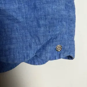 LILLY PULITZER- Brea Linen Shorts Blue Casual Pull On Summer Travel Resort Prep thumbnail 4