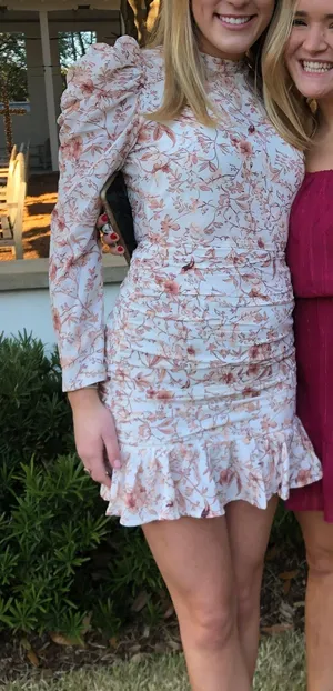 In The Style Mini Dress Floral thumbnail 1