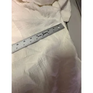 Peace Love World Womens 4X Cream Cotton Gauze Oversized Button Tunic Blouse thumbnail 3